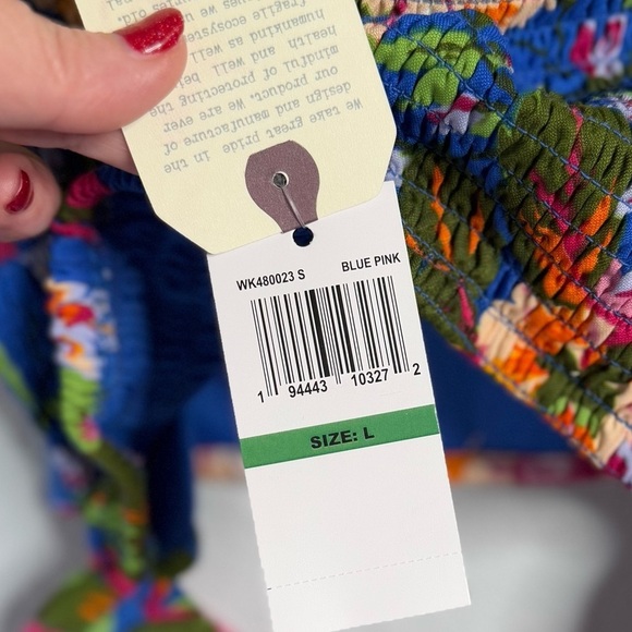 Hawaiian Romper with Midriff Cutout by Lottie & Holly (Band of Gypsies) NEW - Picture 7 of 15